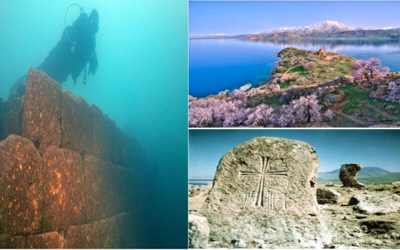 Turkey’s 3,000-year-old castle, constructed by an enigmatic civilization, was discovered at the base of a lake.