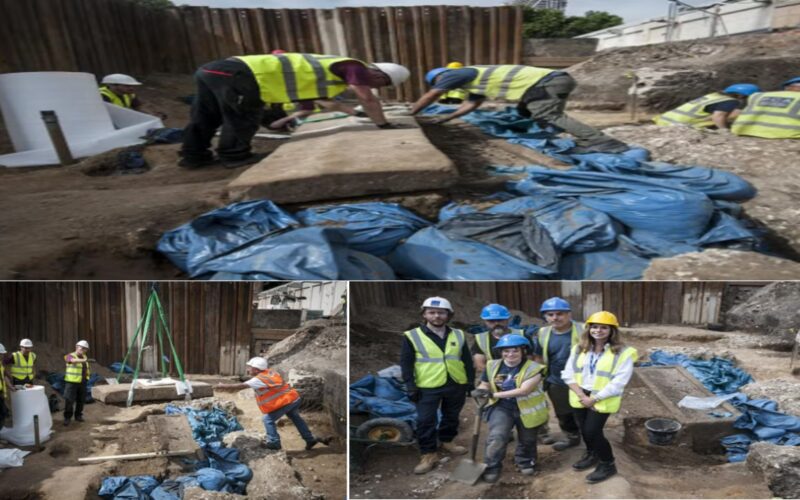 Ancient sarcophagus and baby’s bones discovered near the Borough Market construction site