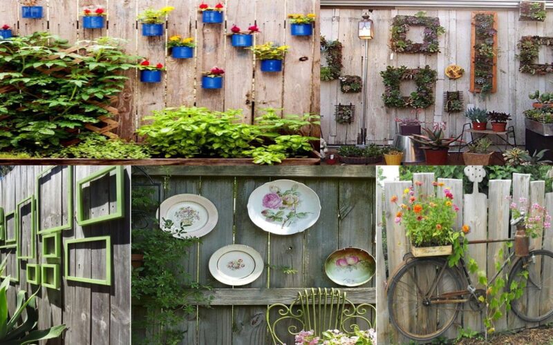 17 Eye-Catching Ideas for Decorating a Fence