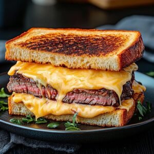 Sandwich Recipe: Grilled Steak and Cheese